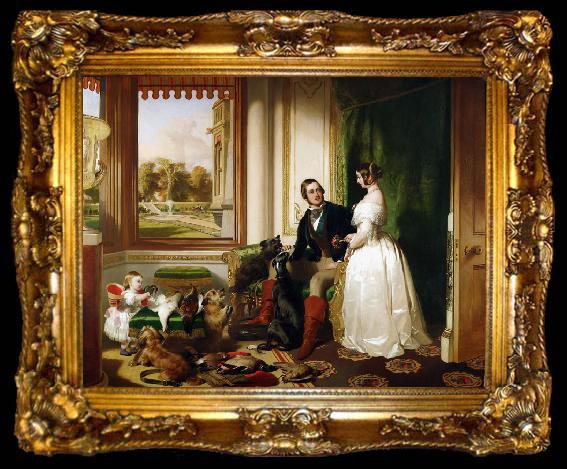 framed  Sir Edwin Landseer Windsor Castle in Modern Times (mk25), ta009-2
